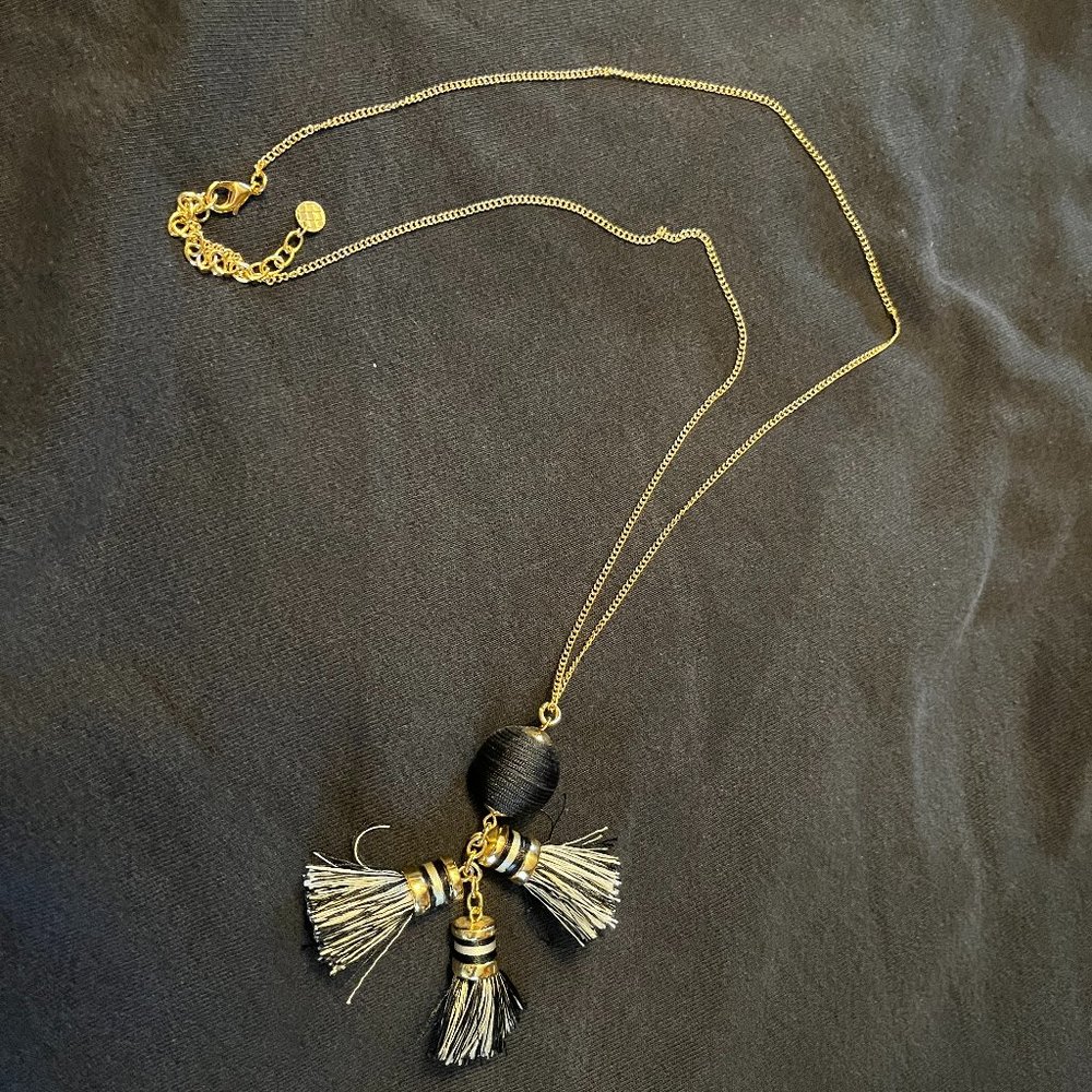 Fringe Necklace and Earrings